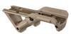 Magpul MAG411-FDE AFG FDE Polymer Angled Foregrip for AR-Platform or Most Picatinny Railed Handguard