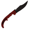 Cold Steel XL Espada Ruby Red Folding Knife - 7.5" Japanese AUS-10A Black Plain Blade, Ruby Red G10 Handles, Lockback