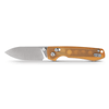 Vosteed Cutlery Raccoon Folding Knife - 3.25" Nitro-V Satin Drop Point Blade, Textured PEI Ultem Handles