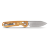 Vosteed Cutlery Raccoon Folding Knife - 3.25" Nitro-V Satin Drop Point Blade, Textured PEI Ultem Handles