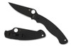 Spyderco Military 2 Compression Lock Folding Knife - 4" S30V Black DLC Plain Blade, Black G10 Handles - C36GPBK2