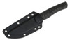 Bestech Knives Heidi Blacksmith #2 Fixed Blade Knife - 3.87" S35VN Black Stonewash Clip Point Blade, Carbon Fiber Handles, Kydex Sheath - BFK04B