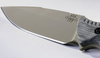 Attleboro Knives The Attleboro Fixed Blade - 4.5" Coyote Brown Cerakote S35VN Drop Point Blade, Black Canvas Micarta Handles, Tan Boltron Sheath