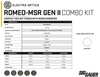 ROMEO - MSR GEN II Combo Kit - Compact Red Dot Paired with Micro Magnifier