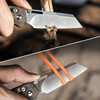 Kizer Knives Vanguard Series Task Clutch Lock Folding Knife - 3.04" 154CM Stonewashed Reverse Tanto Blade, Black Micarta Handles, Reversible Clip, AXIS/Crossbar Lock, Designed by Nick Consoli - V3641C1