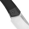 Kizer Knives Vanguard Series Momo Liner Lock Front Flipper Knife - 4.17" 154CM Satin Drop Point Blade, Black Aluminum Handles - V4663C1