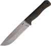 Reiff Knives F6 Leuku Survival Knife - 6" CPM-3V Drop Point Blade, Green Canvas Micarta Handle, Brown Leather Sheath