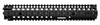 Daniel Defense 0100408001006 M4A1 RIS II Handguard 12.25" 2-Piece, Free-Floating Style Made of 6061-T6 Aluminum with Black Anodized Finish & Picatinny Rail for AR-15