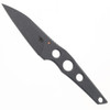 Bestech Knives VK-Core Fixed Blade - 3.2" Sandvik 14C28N Wharncliffe Blade, Dark Acid Stonewash Finish, Black Kydex Sheath