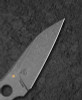 Bestech Knives VK-Core Fixed Blade - 3.2" Sandvik 14C28N Wharncliffe Blade, Dark Acid Stonewash Finish, Black Kydex Sheath