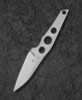 Bestech Knives VK-Core Fixed Blade - 3.2" Sandvik 14C28N Wharncliffe Blade, Stonewash Finish, Black Kydex Sheath