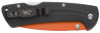 Browning Back Country Folding Knife - 3" D2 Orange Coated Drop Point Blade, Black Textured G10 Handles