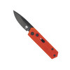 CobraTec Knives Stinger AUTO Folding Knife - 1.9" D2 Black Blade, Red G10 Handles