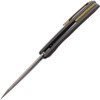 Maxace Knives BLACK MIRROR II Folding Knife - 3.25" CPM S90V Satin Blade, Stonewashed TC4 Titanium Handles, Frame Lock