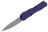 Kershaw Livewire OTF AUTO Knife - 3.3" CPM-Magnacut Satin Spear Point Blade, Purple Aluminum Handles, Reversible Clip - 9000PUR