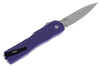 Kershaw Livewire OTF AUTO Knife - 3.3" CPM-Magnacut Satin Spear Point Blade, Purple Aluminum Handles, Reversible Clip - 9000PUR