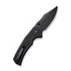 CIVIVI Knives Vexillum Liner Lock Flipper Knife - 3.81" Nitro-V Black Stonewashed Clip Point Blade, Milled Black G10 Handles - C23003D-1