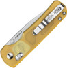 Olight Oknife Rubato 4 Rail Lock Folding Knife - 3.04" CPM-S35VN Satin Drop Point Blade, Textured Ultem / PEI Handles - RUBATO4PEI