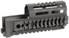 AK Alpha Series Quad Rail Handguard - 6.0", Black