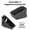 Glock OEM +2 Magazine Extension Kit - Includes Mag Insert and Magazine Extension, 9MM, 40S&W & 357 SIG, Black