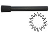 Lancer +3 LSX Shotgun Tube Extension - Fits Benelli M1/M2/SBE/SBE2, Carbon Fiber Tube, Black Aluminum Nut