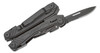 BLACKHAWK! EDC Multi-Tool - Black Stainless Steel with Black Zytel Onlays, Plastic Sheath