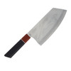 Benchmark Damascus Chopper Kitchen Knife - 7.0" Damascus Steel Cleaver Blade, Red and Black Pakkawood Handle