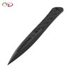 VZ Grips Executive Non-Detectable Dagger - 3.25" Black Solid G10 Dagger, Leather Belt Sheath, Non-Permissive Environments