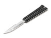 Boker Balisong Tactical Small - 3.46" D2 Drop Point Blade, Black G10 Handle Scales