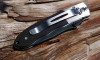 Camillus Carbonitride Pristine Titanium Folding Knife - 3.0" VG10 Blade, G10 and Stainless Steel Handles, Liner Lock - 18671