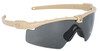 Oakley Standard Issue Ballistic M Frame® 3.0 Strike - Dark Bone Frame, Hybrid Gray Lens - OO9146-05