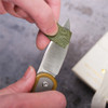 Vosteed Cutlery Corgi Pup Trek Folding Knife - 2.37'' 14C28N Drop Point Blade, Ultem / PEI Handle, Trek Lock