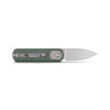 Vosteed Cutlery Corgi Pup Trek Folding Knife - 2.37'' 14C28N Drop Point Blade, Green Micarta Handle, Trek Lock