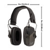 Allen ULTRX Slim Fit E-Muff - Electronic Earmuff, NRR 24dB, Olive Green