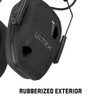 Allen ULTRX Bionic Electronic Earmuff - NRR 22dB, Rubberized Protective Coating, Midnight Gray