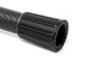 Lancer +2 Remington LSX Shotgun Extension Tube - Carbon Fiber Tube, Aluminum Nut