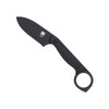CobraTec Wolfteeth Black Fixed Blade - 2.75" 14C28N Black Drop Point Blade, Black G10 Scales, Kydex Sheath
