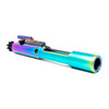 Faxon Firearms 5.56NATO Chameleon PVD Bolt Carrier Group - Fits AR-15, Titanium Nitride PVD Coated Bolt Carrier and Gas Key, Gold, Rainbow PVD Finish