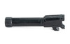 Faxon M&P Shield Match Series Threaded Barrel - 9mm, Straight Flued, Fits Smith & Wesson M&P Shield/Shield Plus, Threaded 1/2X28, Black