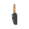 Kubey JL Fixie Fixed Blade - 3.11" Blackwash 14C28N Kwaiken Blade, Ultem Handles, Kydex Sheath