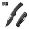 We Knife Limited Edition Nefaris Frame Lock Flipper Knife - 3.48" CPM-20CV Two-Tone Clip Point Blade, Black Titanium Handles - WE22040D-3