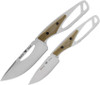 Buck 631GRSVP PakLite Pro Field Kit - S35VN Blade Steel, OD Green Micarta Handles - 13820