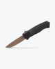 Benchmade 5371FE Shootout OTF AUTO Knife - 3.494" CPM-CruWear Flat Earth PVD Drop Point Blade, Graphite Black CF-Elite Handles