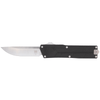 CobraTec Knives Paragon OTF AUTO Knife - VG-10 Drop Point Blade, Black Aluminum Handles