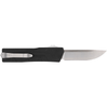 CobraTec Knives Paragon OTF AUTO Knife - VG-10 Drop Point Blade, Black Aluminum Handles