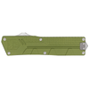 CobraTec Knives Paragon OTF AUTO Knife - VG-10 Drop Point Blade, OD Green Aluminum Handles