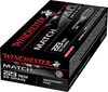 Winchester Ammo S223M2 Match 223 Rem 69 gr Sierra MatchKing Hollow Point Boat-Tail - 20 per Box