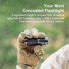 Olight Warrior Nano Tactical Rechargeable LED EDC Flashlight - 1200 Max Lumens, Black