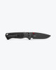 Benchmade PSK Personal Survival Kit AXIS-Assisted Folding Knife - 3.4" CPM-MagnaCut Black Cerakote Drop Point Blade, Milled Black G10 Handles with Carbon Fiber Bolsters - 593BK-01