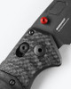 Benchmade PSK Personal Survival Kit AXIS-Assisted Folding Knife - 3.4" CPM-MagnaCut Black Cerakote Drop Point Blade, Milled Black G10 Handles with Carbon Fiber Bolsters - 593BK-01